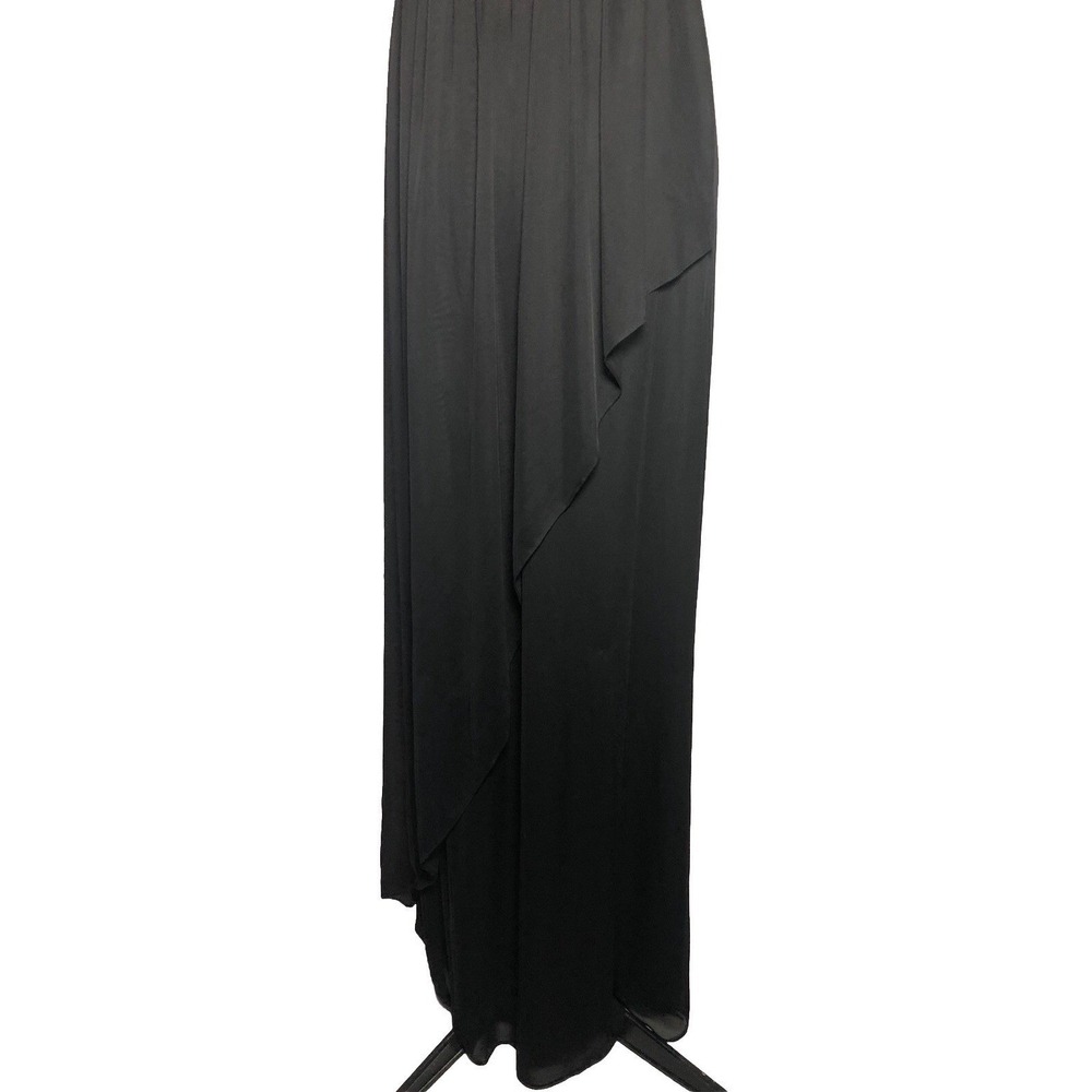 Adrianna Papell Love Story Black Prom Dress Lace Gown Dress Sz 6 NWT DAMAGED - Picture 10 of 16